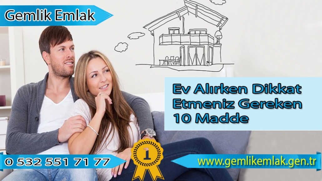 Ev alırken Değerlendirmeniz Gereken 10 Özellik