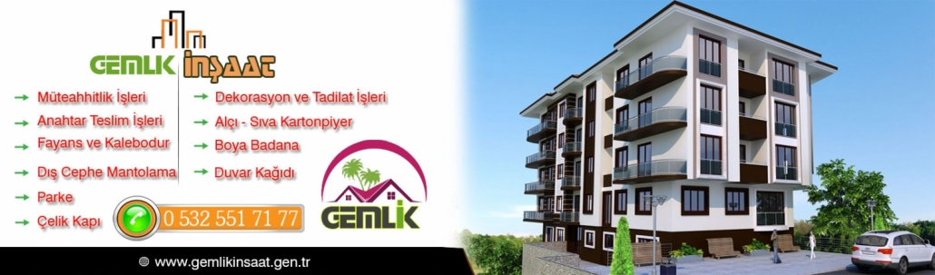 DAİRENİZİ YENİLEMEK İSTİYORSANIZ SİZE BU KONUDA YARDIMCI OLABİLİRİZ.